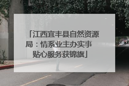 江西宜丰县自然资源局：情系业主办实事 贴心服务获锦旗