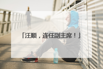汪顺，连任副主席！
