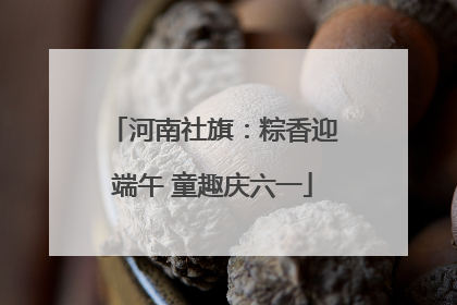 河南社旗：粽香迎端午 童趣庆六一