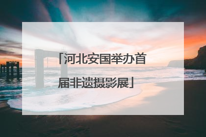 河北安国举办首届非遗摄影展