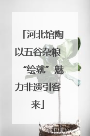 河北馆陶以五谷杂粮“绘就”魅力非遗引客来