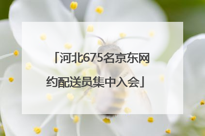 河北675名京东网约配送员集中入会