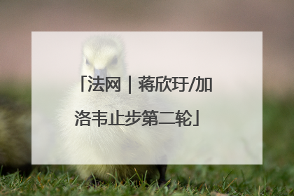 法网｜蒋欣玗/加洛韦止步第二轮