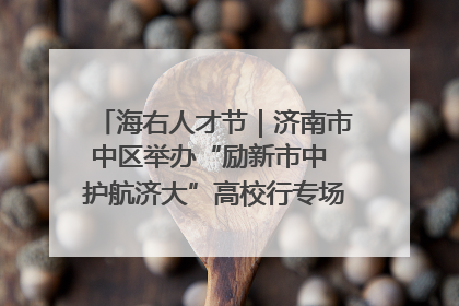 海右人才节｜济南市中区举办“励新市中 护航济大”高校行专场活动暨“青年人才 乐享市中”品牌推介会