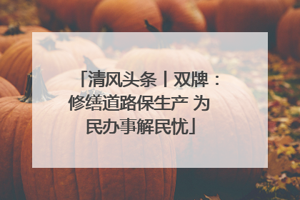 清风头条丨双牌：修缮道路保生产 为民办事解民忧