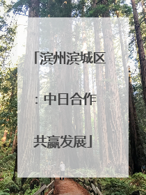 滨州滨城区：中日合作 共赢发展