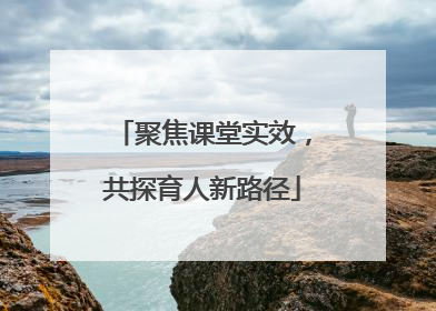 聚焦课堂实效，共探育人新路径