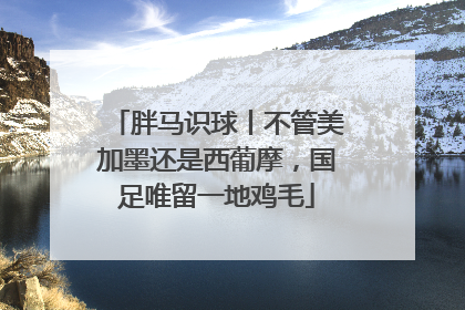 胖马识球丨不管美加墨还是西葡摩，国足唯留一地鸡毛