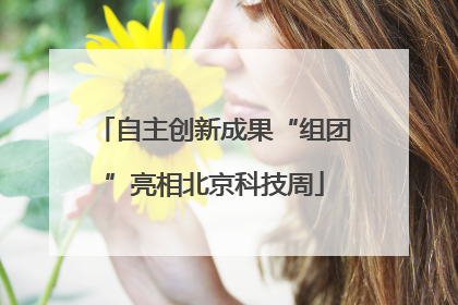 自主创新成果“组团”亮相北京科技周