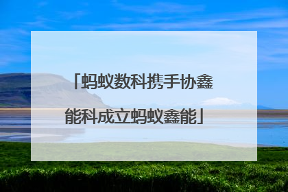 蚂蚁数科携手协鑫能科成立蚂蚁鑫能