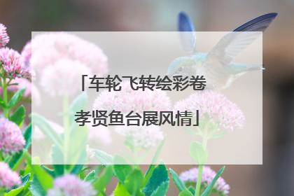 车轮飞转绘彩卷 孝贤鱼台展风情