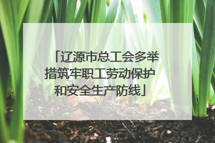 辽源市总工会多举措筑牢职工劳动保护和安全生产防线
