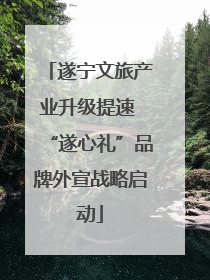 遂宁文旅产业升级提速 “遂心礼”品牌外宣战略启动