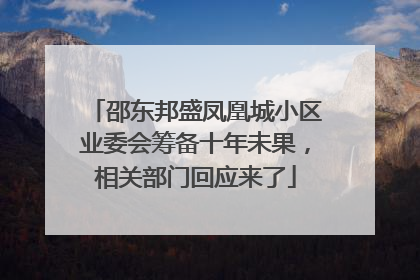 邵东邦盛凤凰城小区业委会筹备十年未果，相关部门回应来了