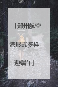 郑州航空港形式多样迎端午