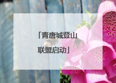 青唐城登山联盟启动