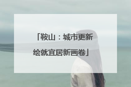 鞍山：城市更新绘就宜居新画卷