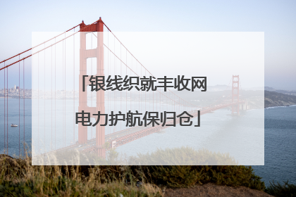 银线织就丰收网 电力护航保归仓