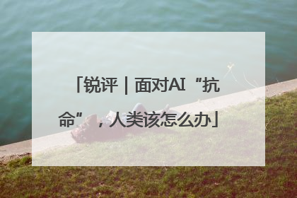 锐评｜面对AI“抗命”，人类该怎么办