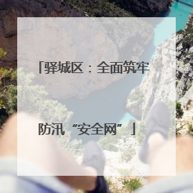 驿城区：全面筑牢防汛“安全网”
