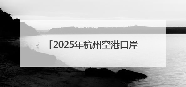 2025年杭州空港口岸国际货运量已突破10万吨 较去年同期提前一周